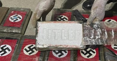 Peru Police Seize Cocaine Packets With Nazi Flag And Hitler’s Name Printed On The Outside