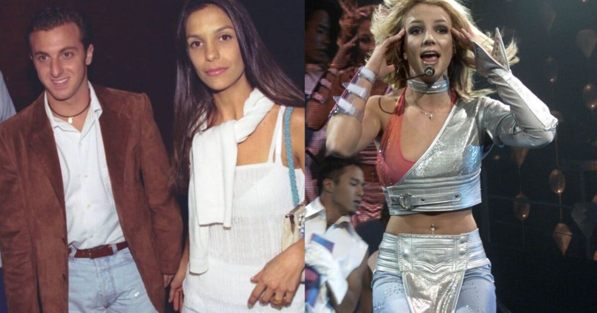 Quase ninguém lembra, mas Luciano Huck fez revelação sobre Ivete Sangalo para Britney Spears há 23 anos; diva pop ficou chocada