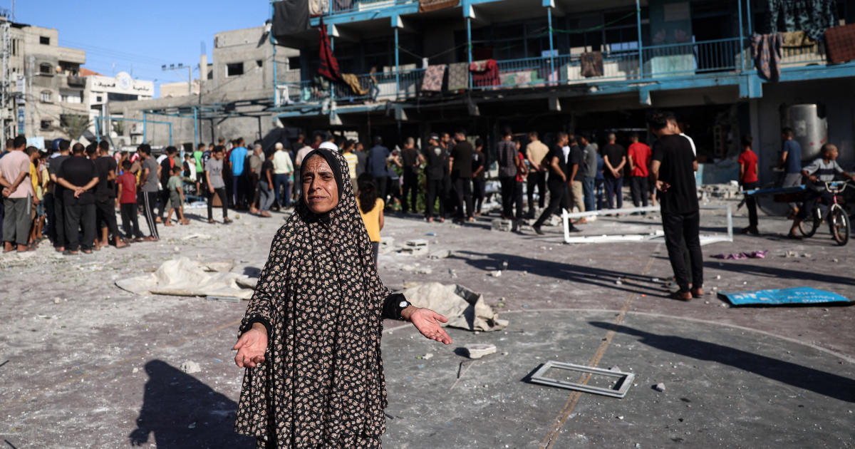 U.N. staff among 18 killed in Israeli strike on Gaza school sheltering displaced Palestinians, rescuers say