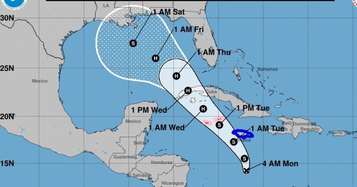 Hurricane watch for Caymans, tropical storm warning for Jamaica as system in Caribbean expected to strengthen