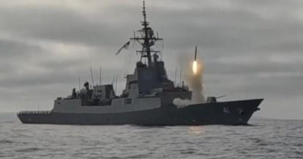 Australian warship test-fires Tomahawk missile off U.S. coast: “Major milestone”