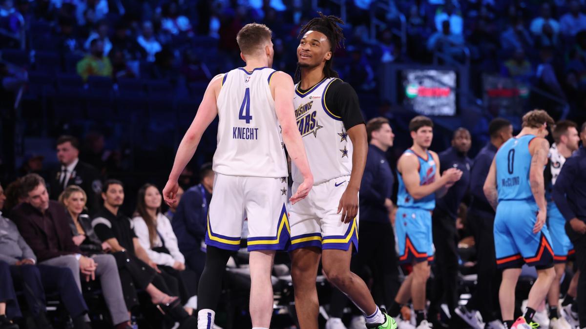 Spurs’ Stephon Castle named Rising Stars MVP, leads his team into All-Star Game on Sunday with win