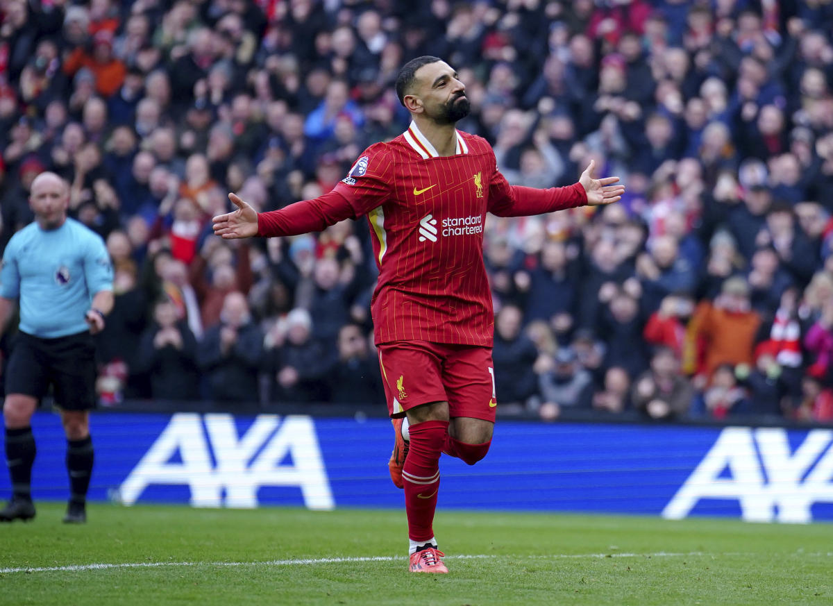 Mo Salah’s contract year for the ages is powering Liverpool toward a Premier League title