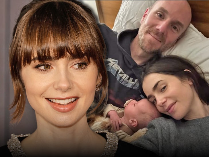 0214 lily collins baby main getty instagram composite