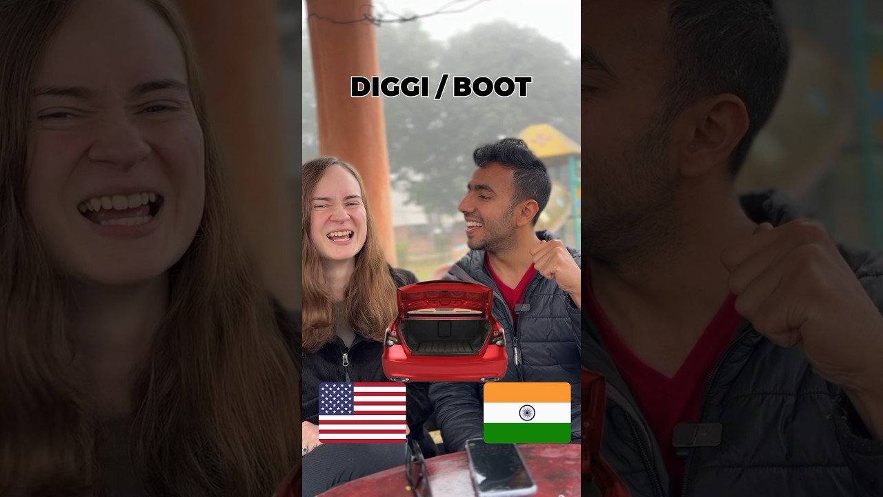 American vs Indian English in Daily Conversation! #americanworkds