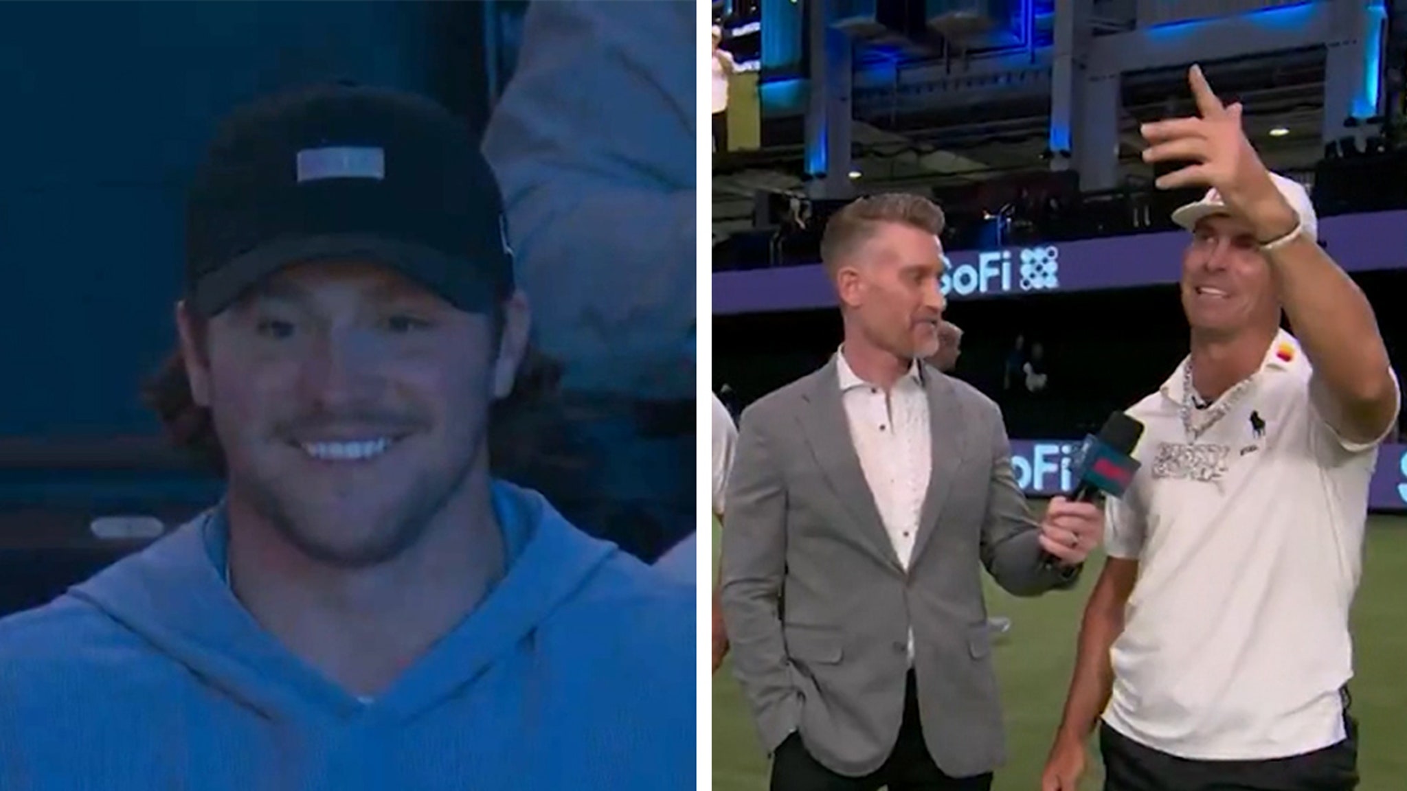 Josh Allen Hits TGL With NFL Bros for Bachelor Party