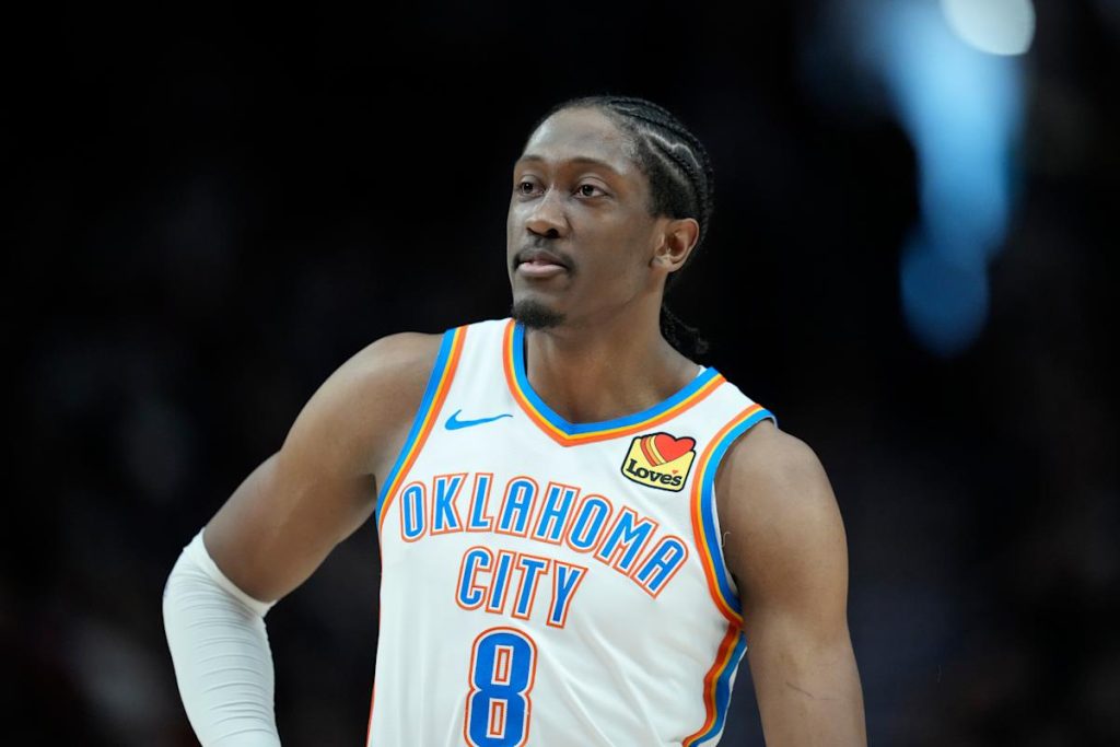 Thunder star Jalen Williams to miss Celtics matchup with right hip strain