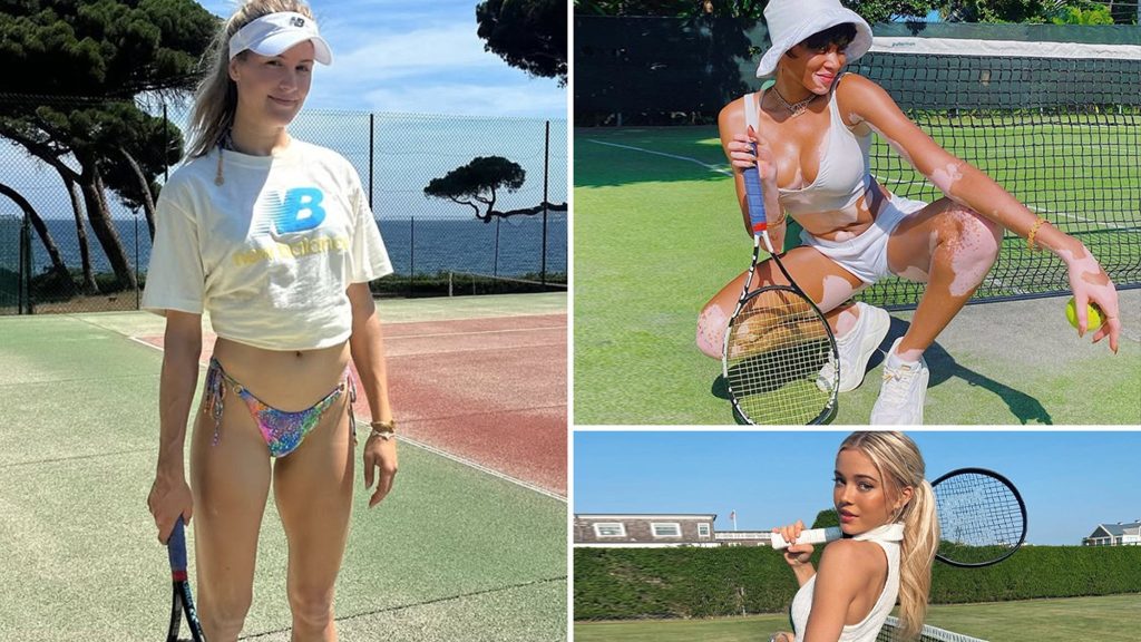Tennis Babes Making A Racket For World Tennis Day!