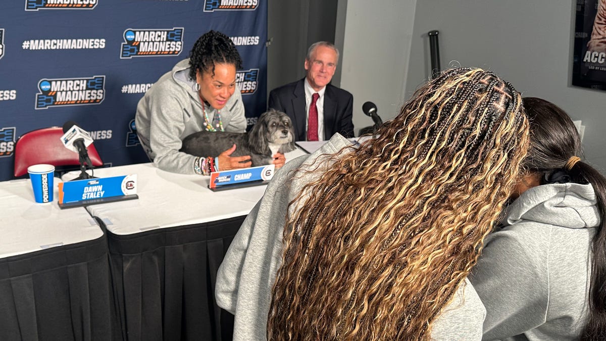 South Carolina’s Dawn Staley talks Champ’s Women’s March Madness gift