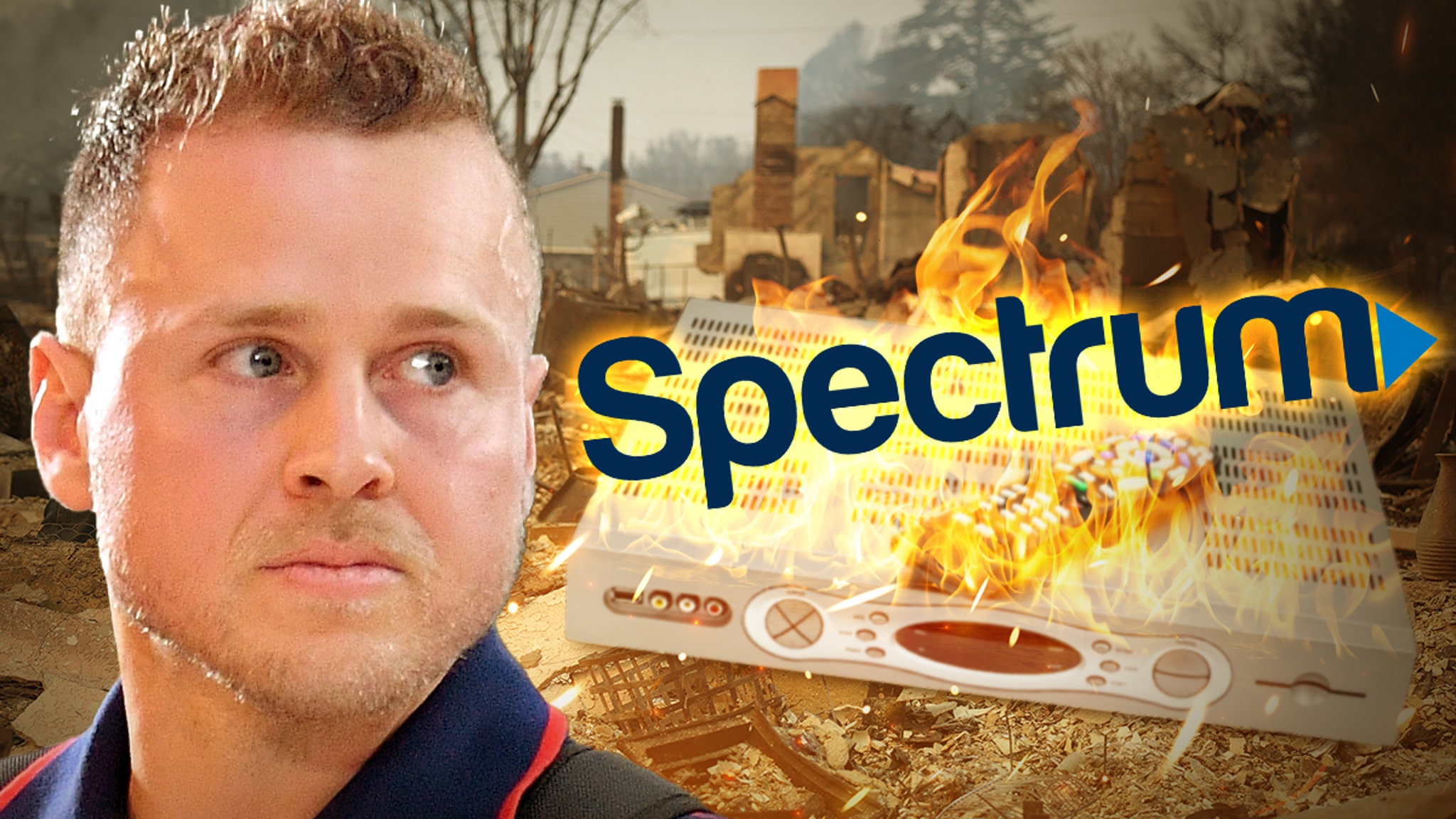 Spencer Pratt Asked by Spectrum to Return Cable Box After House Burns Down