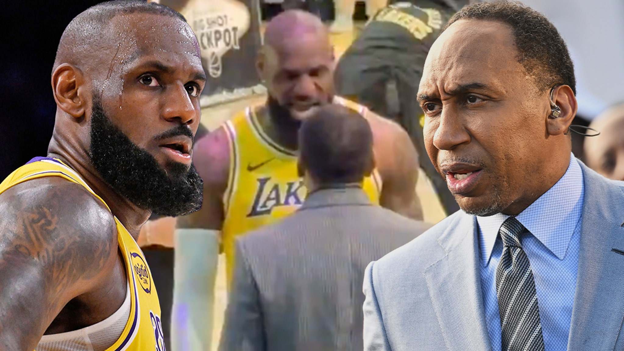 Stephen A. Smith Says LeBron James Confrontation Sparked By Bronny Comments