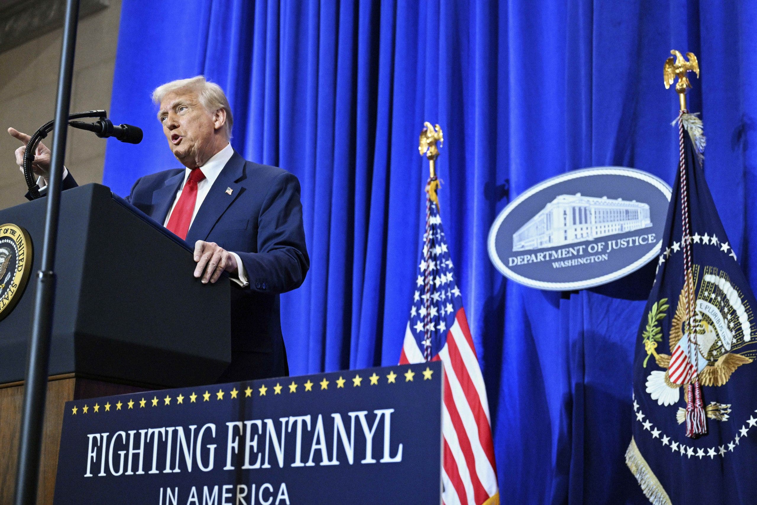 President Donald Trump’s eighth week in office looked like this
