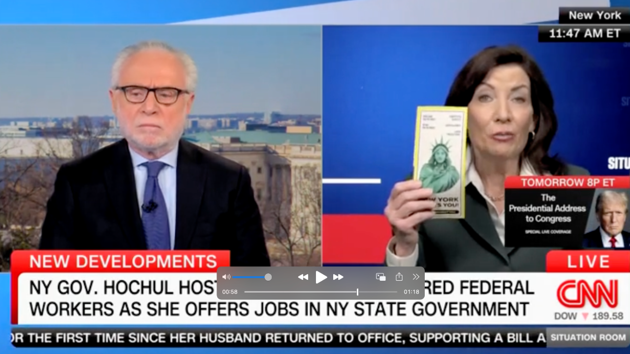 NY Gov. Kathy Hochul says she’s hired federal workers fired by Trump admin