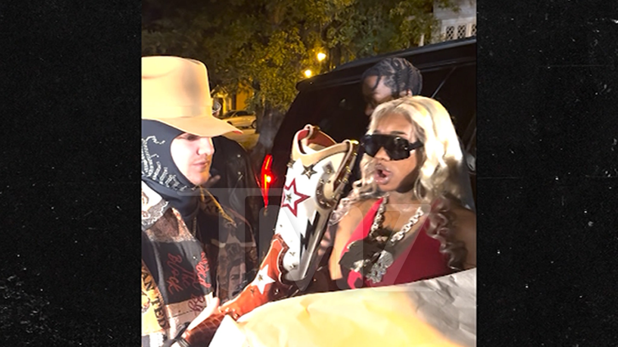 Sexyy Red Gifted $5K Louboutin Cowgirl Boots From Country Singer Caldwell
