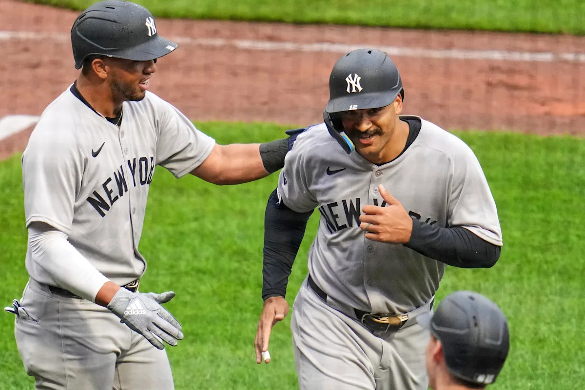 Trent Grisham homers twice as Yankees surge past reeling Pirates 10-4