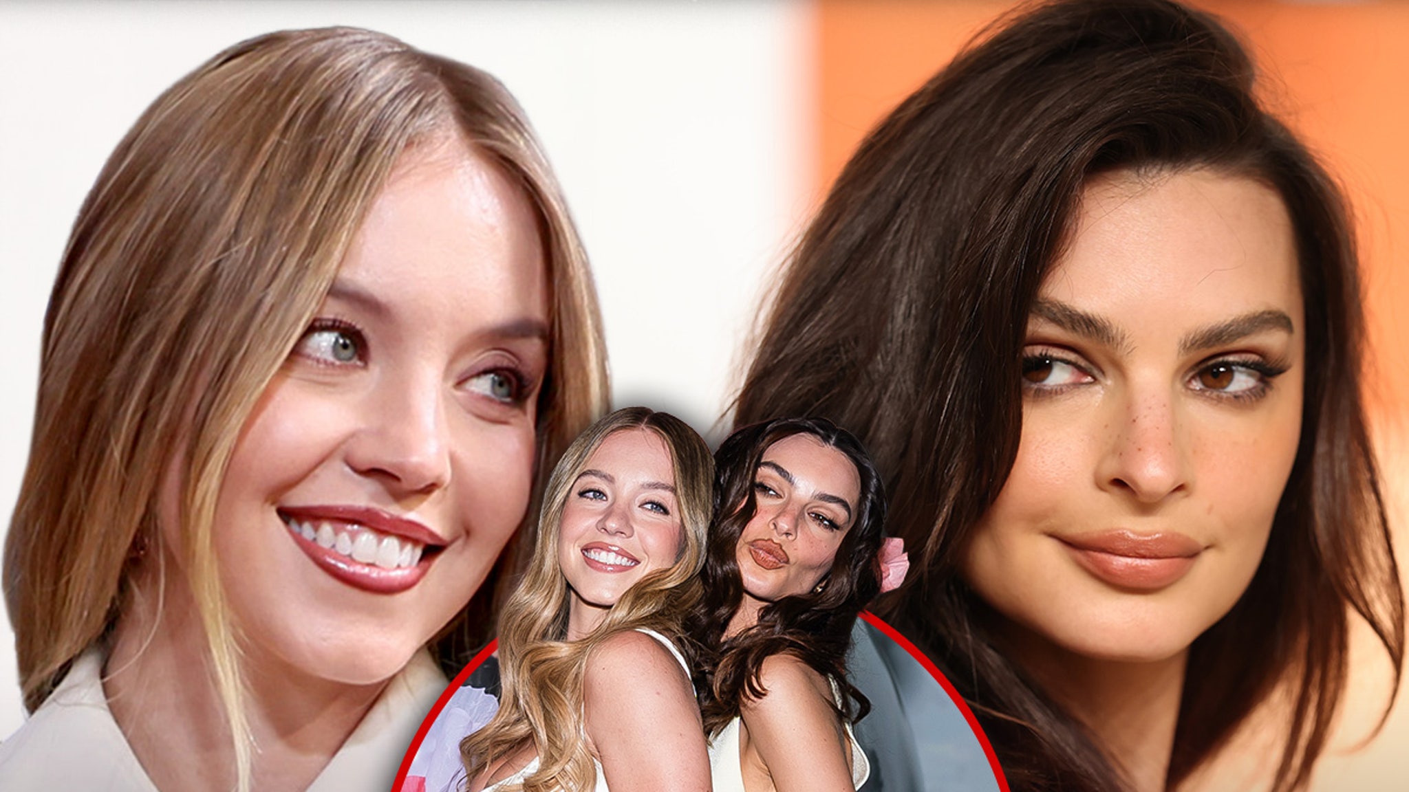 Sydney Sweeney & Emily Ratajkowski Wear Matching Dresses For Modeling Shoot