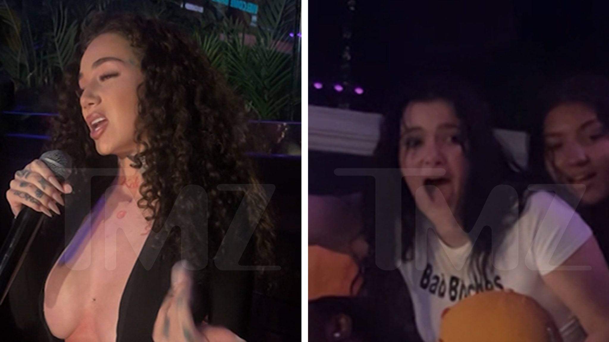 Bhad Bhabie Performs Alabama Barker Diss Track at L.A. Club