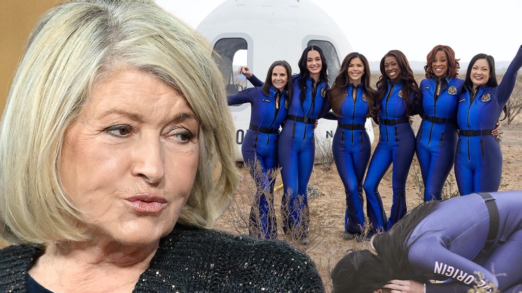 Martha Stewart Pokes Fun at Katy Perry Space Journey With ‘Firework’ Reference