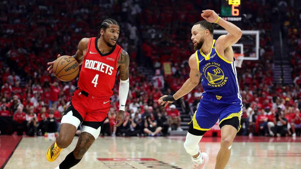 Fred VanVleet, Jalen Green misfire as Warriors take Game 1 in Houston