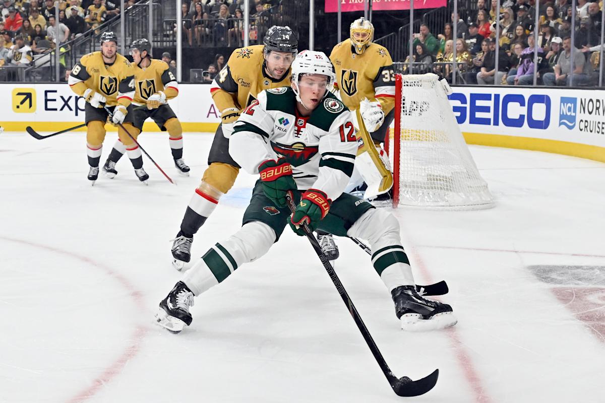 Wild’s top line more than the Golden Knights can handle through first 2 games