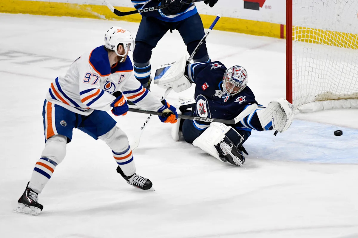 Jets fall 4-1 to Oilers hours after wrapping up Presidents’ Trophy as NHL regular-season leader