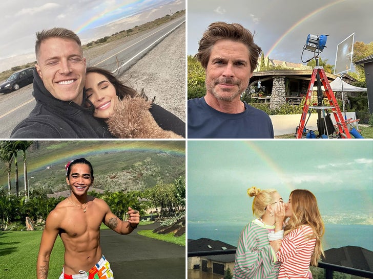 Celebs At The End Of The Rainbow