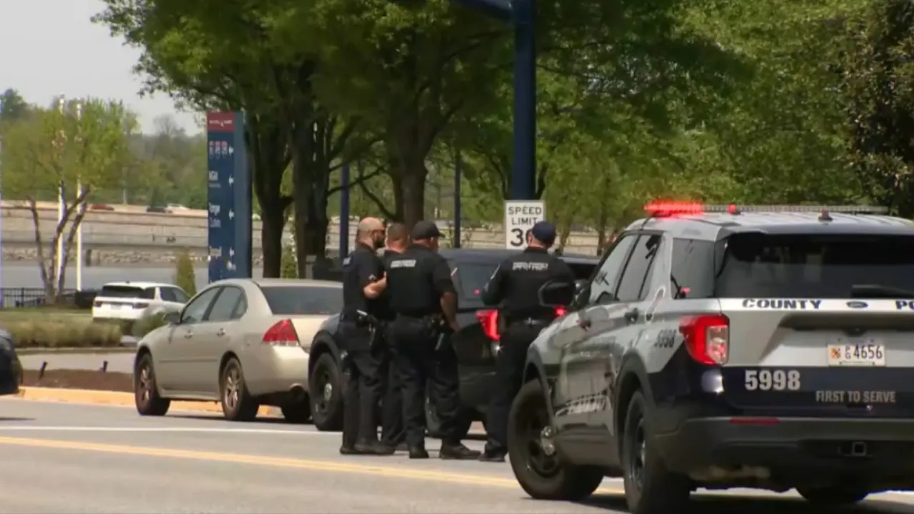Police in Maryland say a suspect is dead following a stabbing and fire on Easter