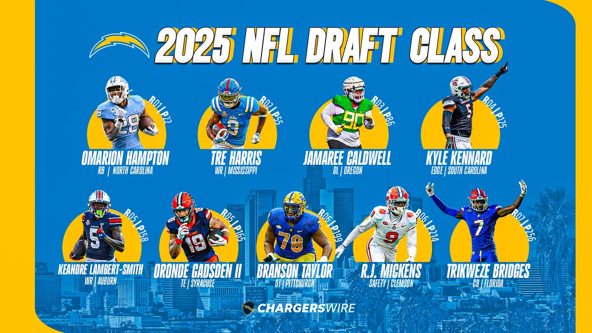 1 stat to know for each Chargers 2025 NFL draft pick