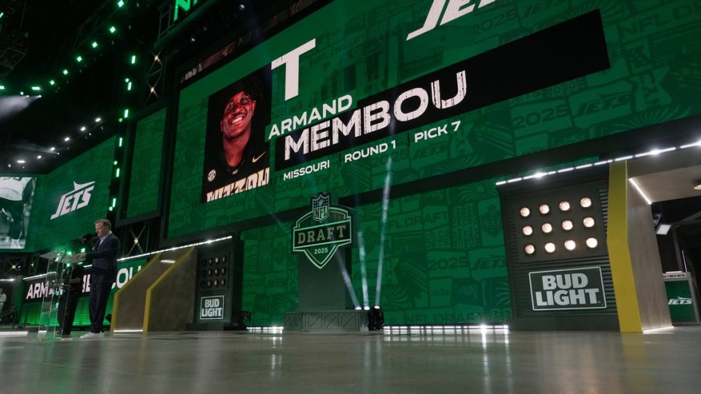 What jersey number did every Jets pick select?