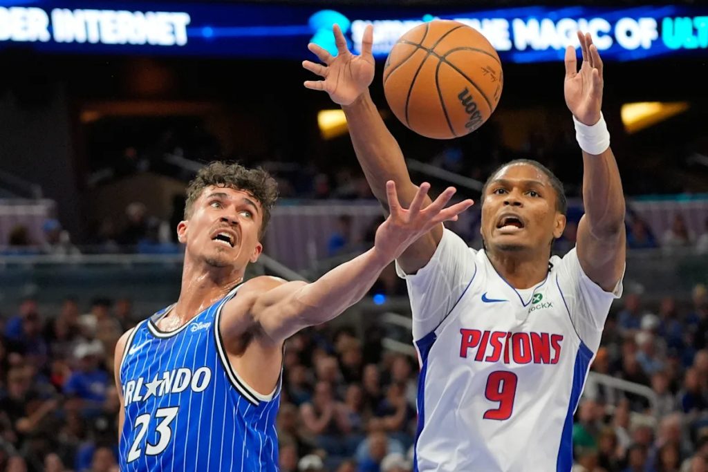 Cunningham, Harris help NBA-leading Pistons beat Magic for 6th straight road victory