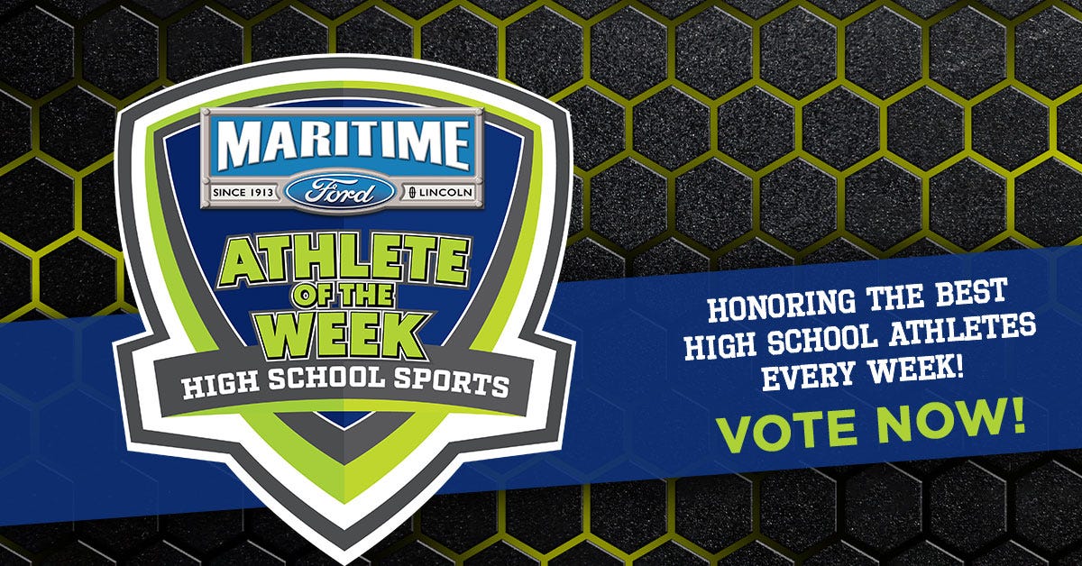 Who will be the Maritime Ford Athlete of the Week? Vote here