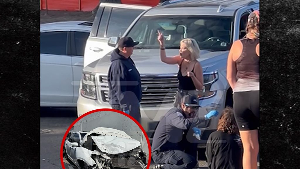 Tori Spelling Transported to Hospital After Car Hit By Another Driver