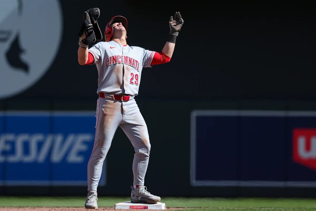 TJ Friedl has 3-run double in 9th, and Reds rally for 7-4 win in 10 for 3-game sweep of Twins
