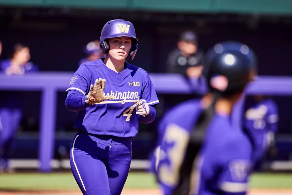 Washington softball rebounds with 6-3 win over No. 24 Stanford