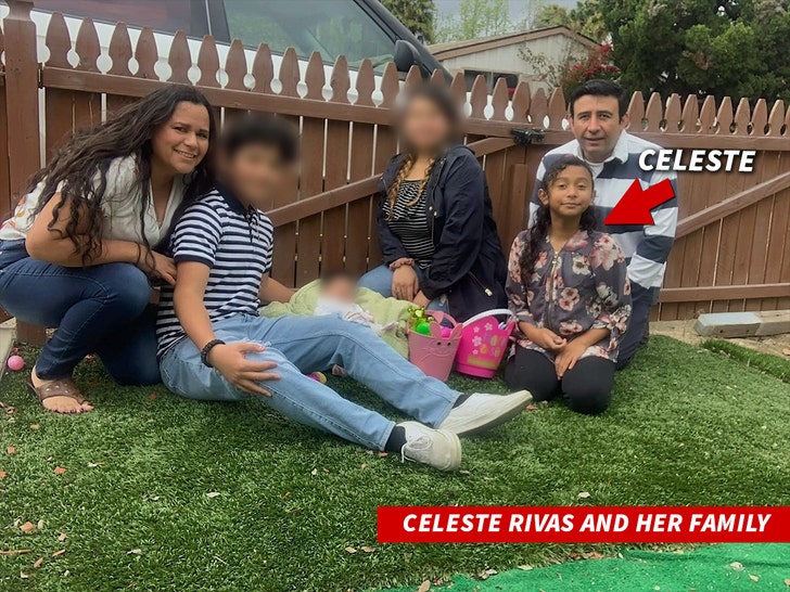 Celeste Rivas as a kid with family handout BLURRED
