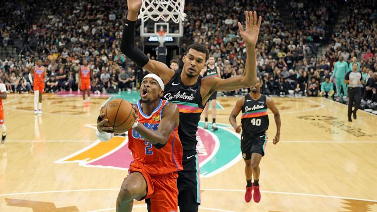 Spurs and Thunder battle in OT: Game 1 Western Conference Finals live score, updates, highlights from 2026 NBA playoffs