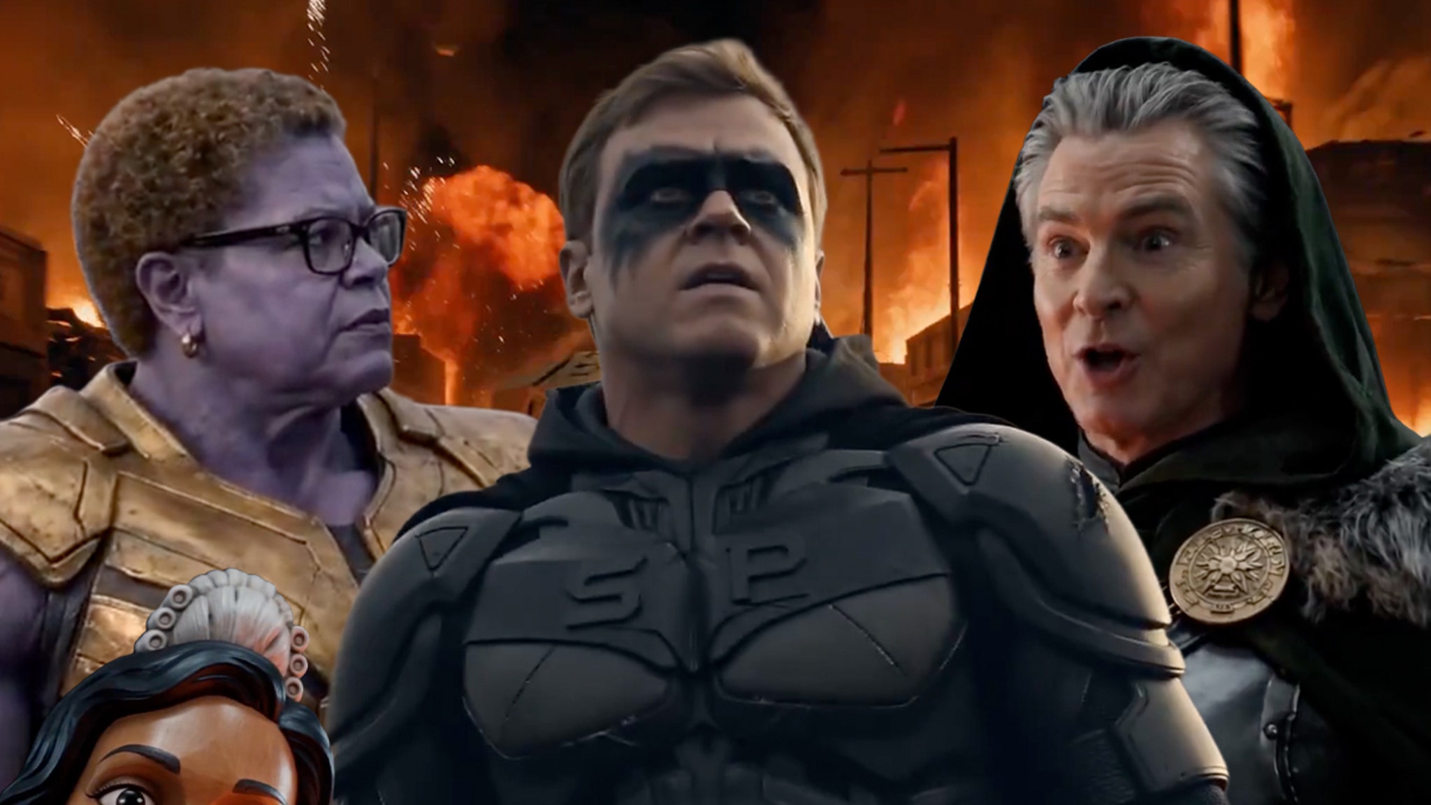 Spencer Pratt Battles Karen Bass As Thanos In New A.I. Political Ad