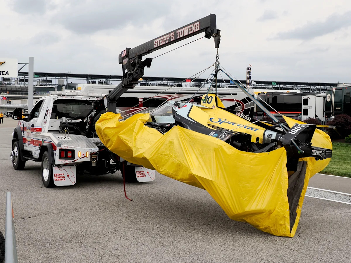 Alexander Rossi suffered injuries to his finger, ankle in crash; what it means for Indy 500