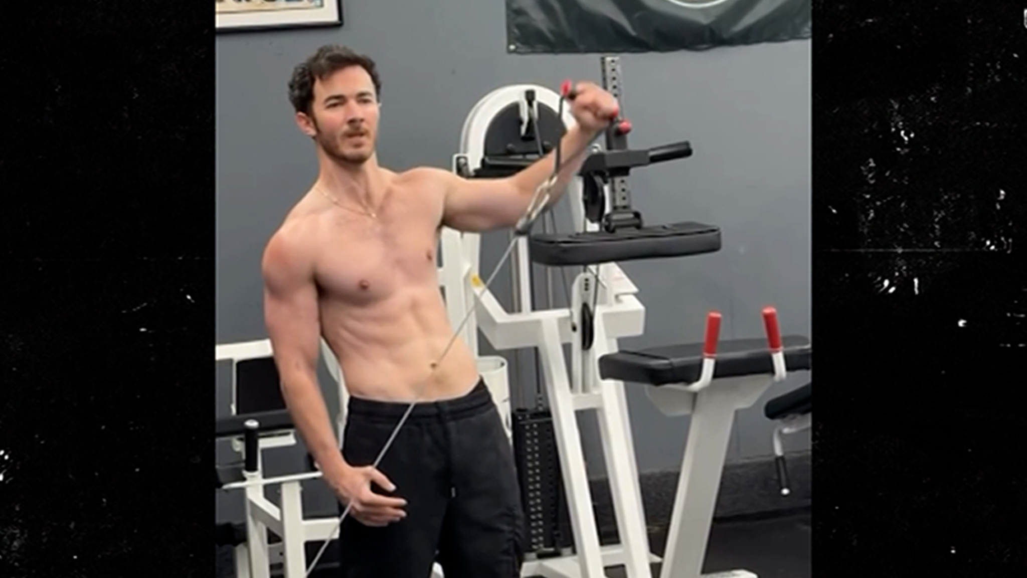 Kevin Jonas’ Wife Shares His Abs on the Internet