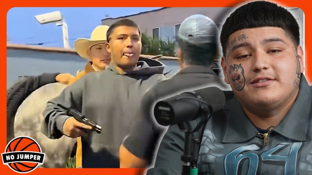 Wkhysogrimey on P Face Pulling a Gun on Him During a Confrontation