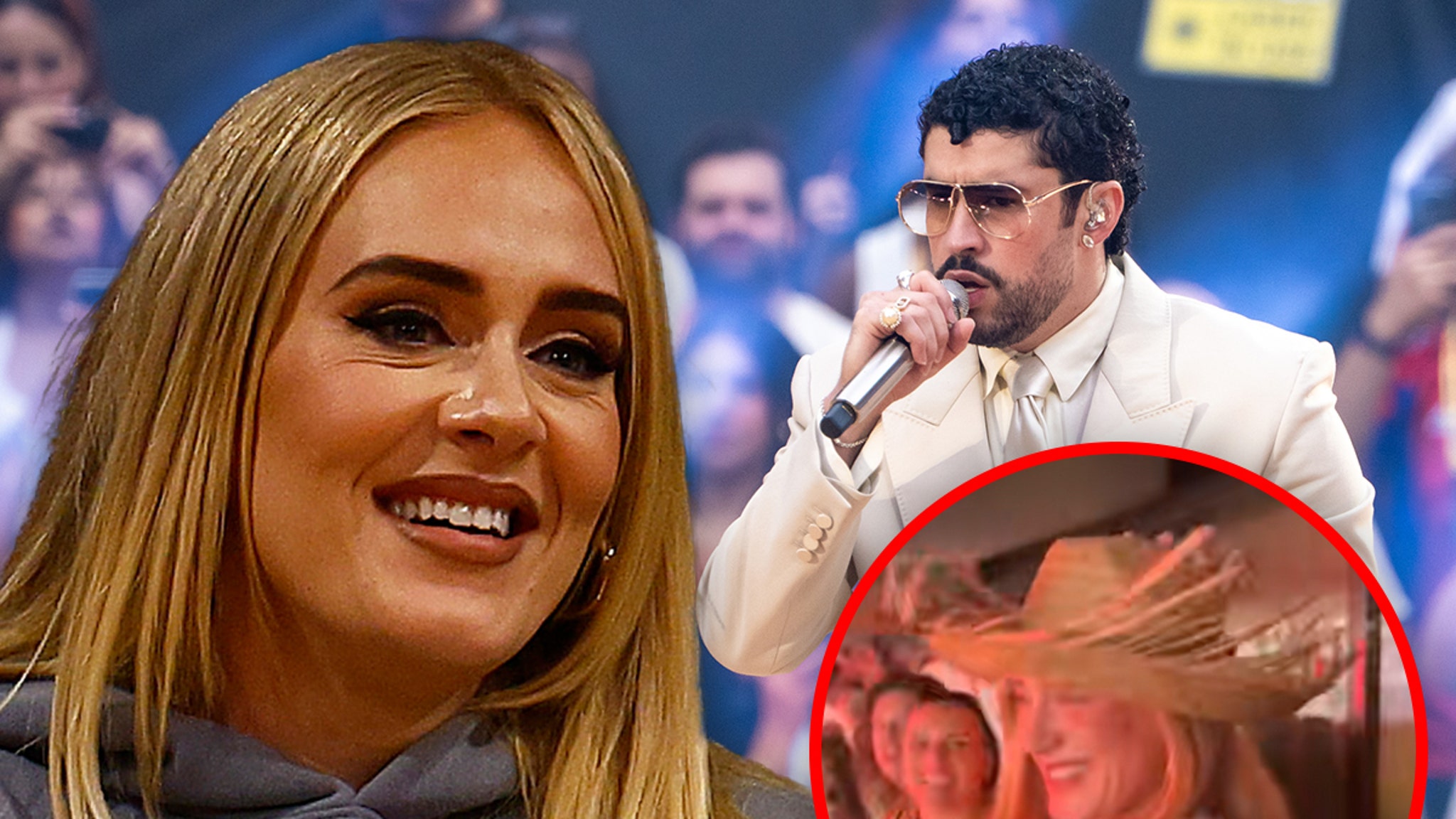 Adele Has The Time Of Her Life At Bad Bunny’s London Concert Amid Her Hiatus