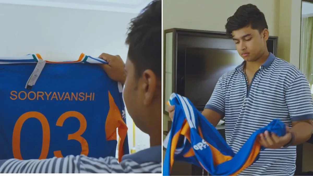 ‘Sometimes things happen that you never imagined’: Vaibhav Sooryavanshi gets emotional after receiving India jersey – Watch