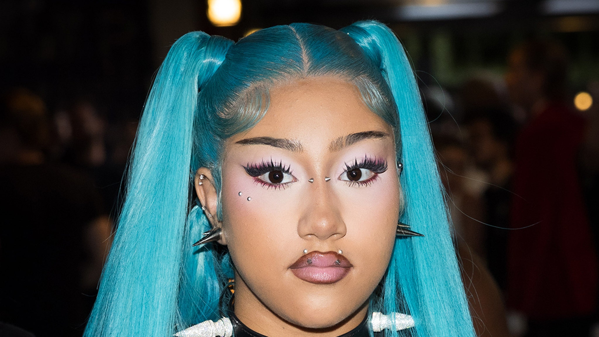 North West Debuts Lip Piercings at Paris Fashion Week