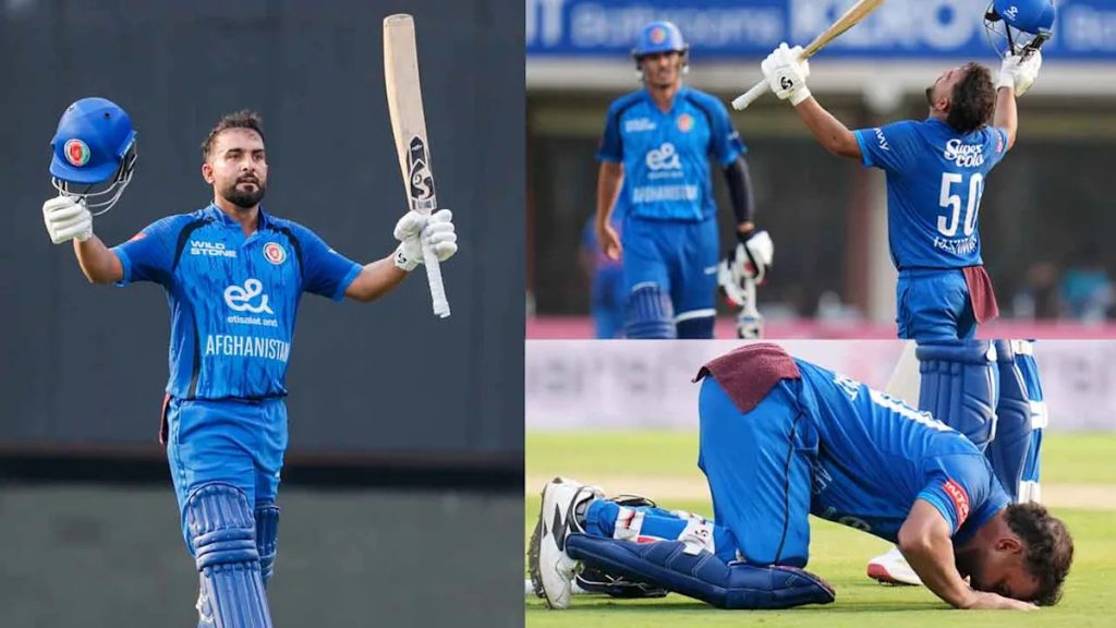 IND vs AFG: After 4644 days, Afghanistan captain Hashmatullah Shahidi finally gets first ODI century