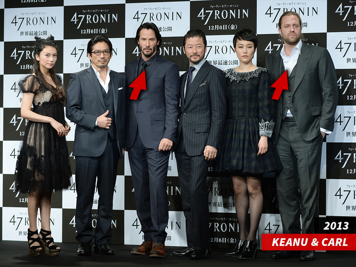 sub Carl Rinsch keanu reeves getty
