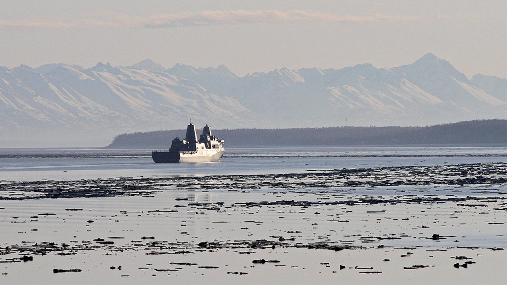 Marine disappears from USS Anchorage, search turns to recovery mission