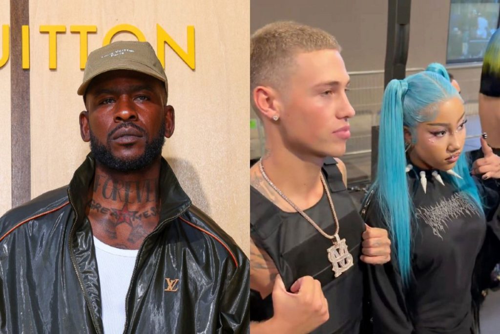 Skepta Furious Over Male Model Hugging North West