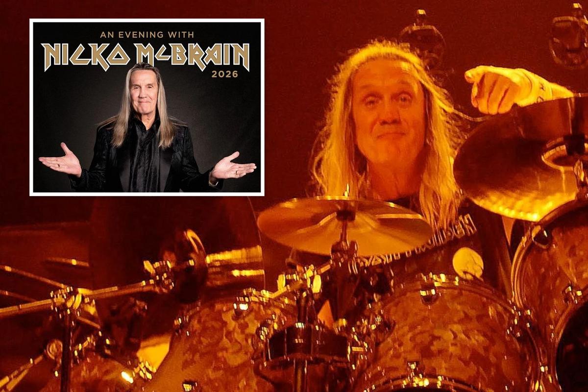 Iron Maiden’s Nicko McBrain Announces Fall 2026 Book Tour