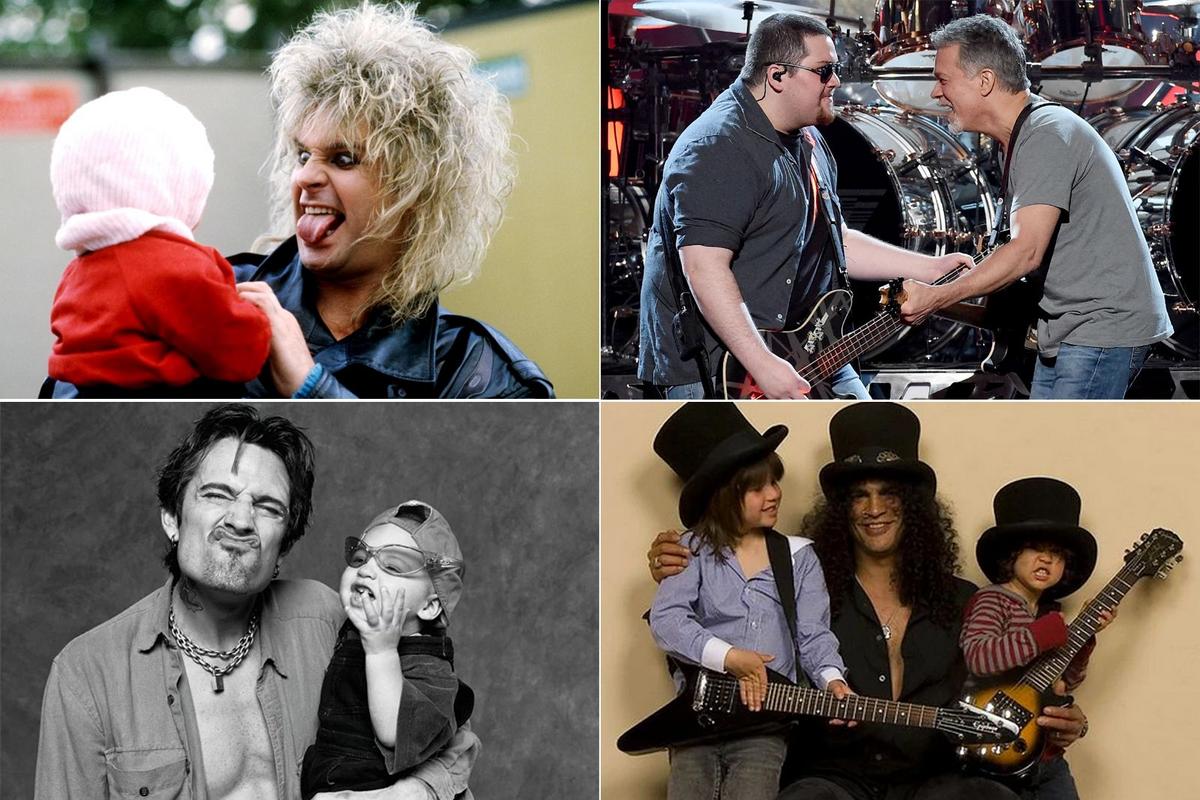 Photos of 43 Musicians With Their Kids