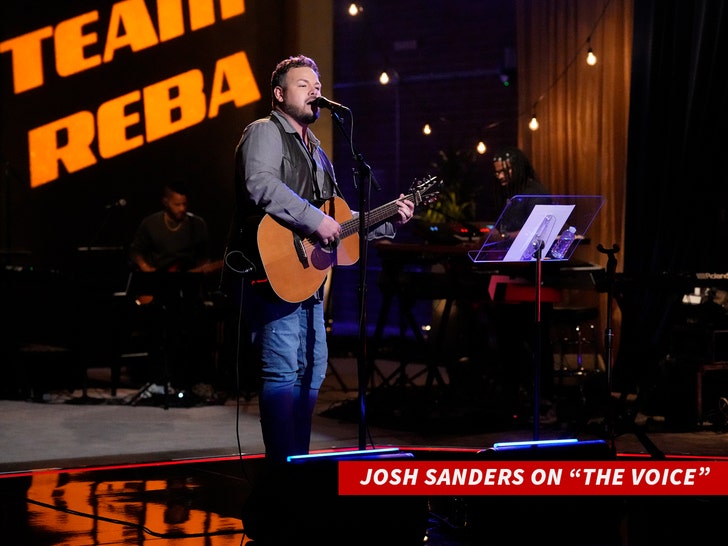 Josh Sanders on The Voice getty